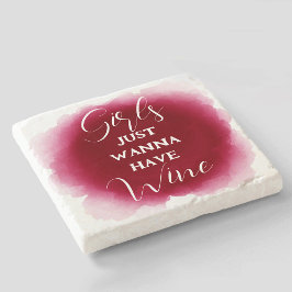 Posavasos De Piedra Hermoso amante del vino - Monstruo de piedra