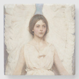 Posavasos De Piedra Hermoso ángel (de Abbott Handerson Thayer)