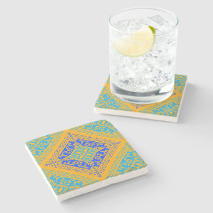 Posavasos De Piedra Hermoso Boho Tile