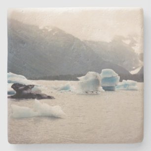 Posavasos De Piedra Hielo azul