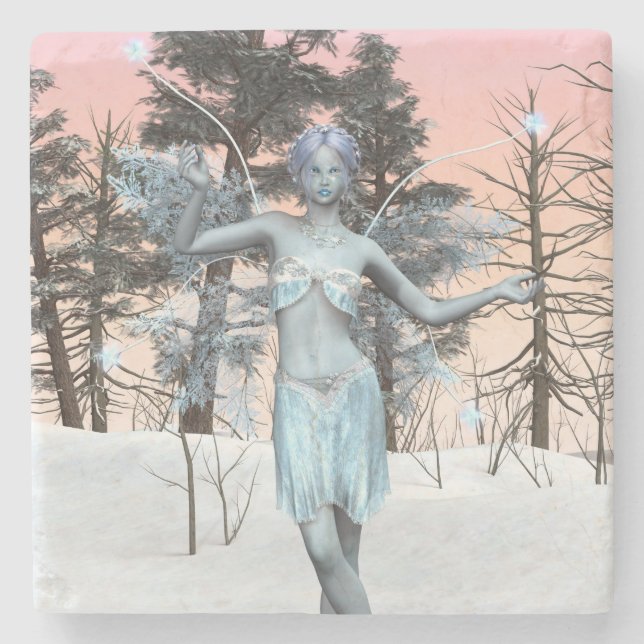 Posavasos De Piedra Hielo Fairy (Anverso)