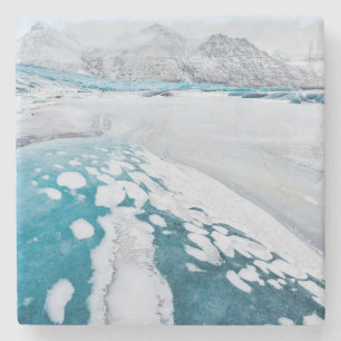 Posavasos De Piedra Hielo glaciar congelado, Islandia