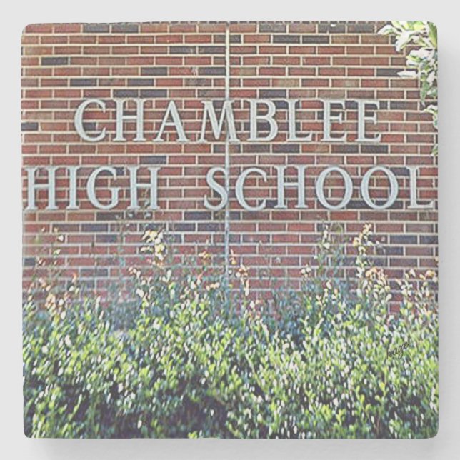 Posavasos De Piedra High School secundaria de Chamblee, Georgia, (Anverso)
