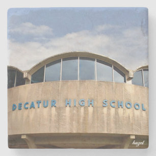 Posavasos De Piedra High School secundaria vieja de Decatur