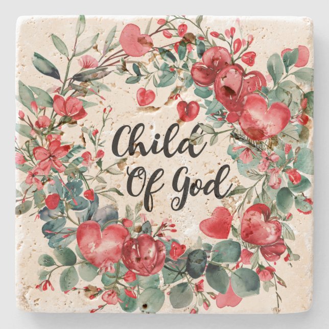 Posavasos De Piedra Hijo de Dios (Anverso)