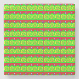 Posavasos De Piedra Historia festiva de los Navidades "Merry"