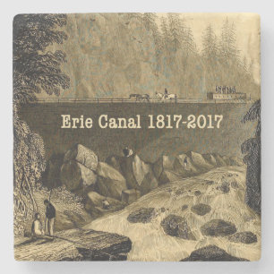 Posavasos De Piedra Histórico Canal Erie Bicentenario Años