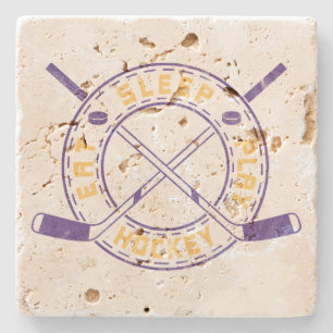 Posavasos De Piedra Hockey sobre juego de sueño