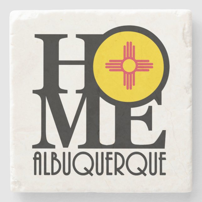 Posavasos De Piedra HOGAR Albuquerque (Anverso)