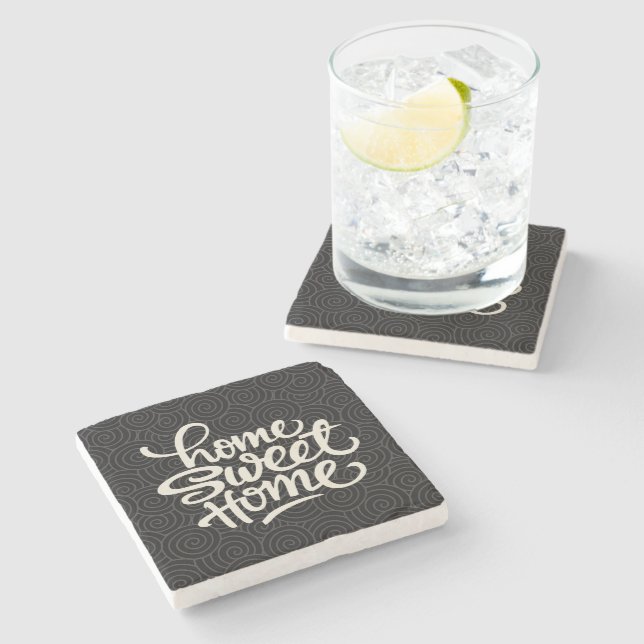 Posavasos De Piedra Hogar dulce hogar (Lateral)