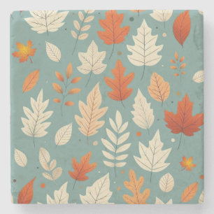 Posavasos De Piedra Hojas de otoño/otoño