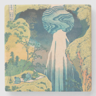 Posavasos De Piedra Hokusai Amida cae cascada