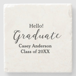 Posavasos De Piedra Hola clase de graduados de 20XX nombre felicitacio