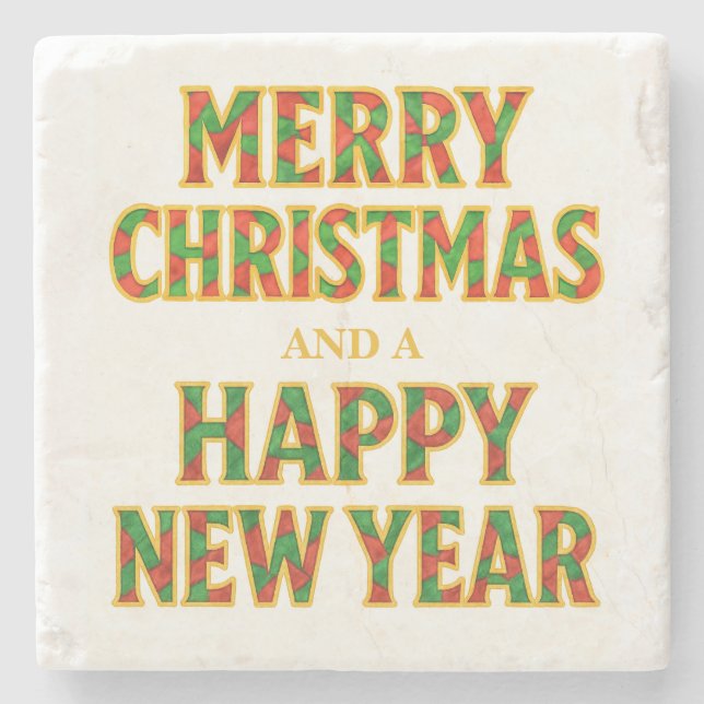 Posavasos De Piedra Holiday (Anverso)