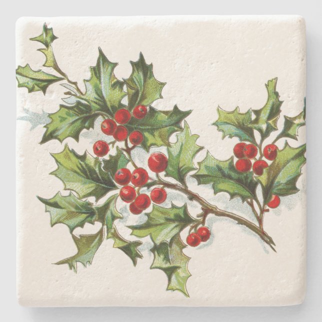 Posavasos De Piedra HollyBerries20150802 (Anverso)