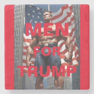 POSAVASOS DE PIEDRA HOMBRES DE TRUMP