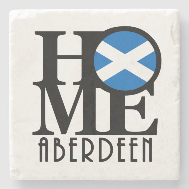 Posavasos De Piedra HOME Aberdenn Scotland (Anverso)