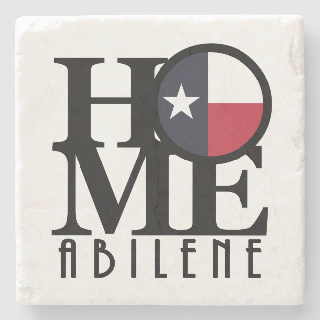 Posavasos De Piedra HOME Abilene Texas (Anverso)