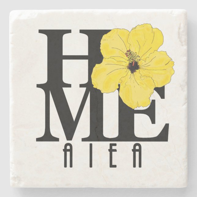 Posavasos De Piedra HOME Aiea Hawaii (Anverso)