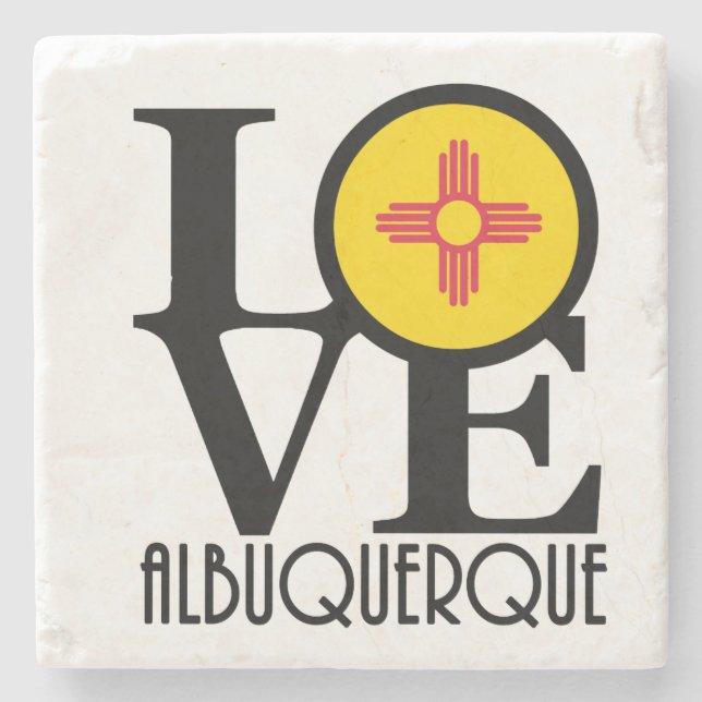 Posavasos De Piedra HOME Albuquerque (Anverso)