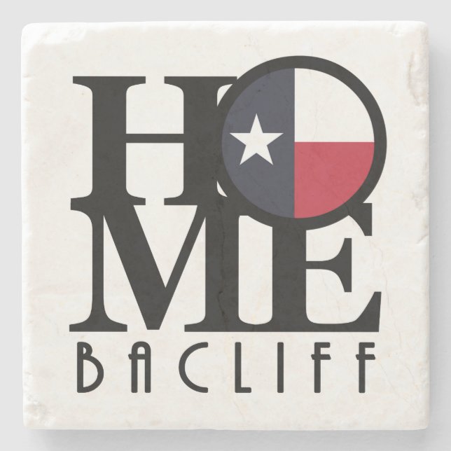 Posavasos De Piedra HOME Bacliff Texas (Anverso)