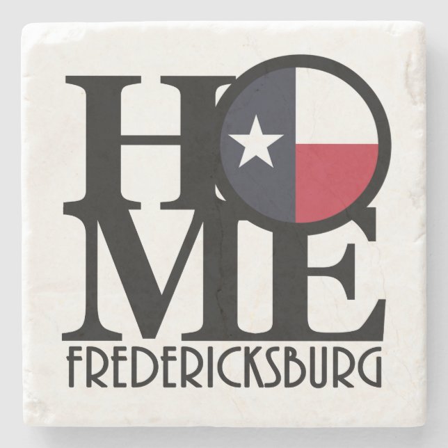 Posavasos De Piedra HOME Fredericksburg TX (Anverso)