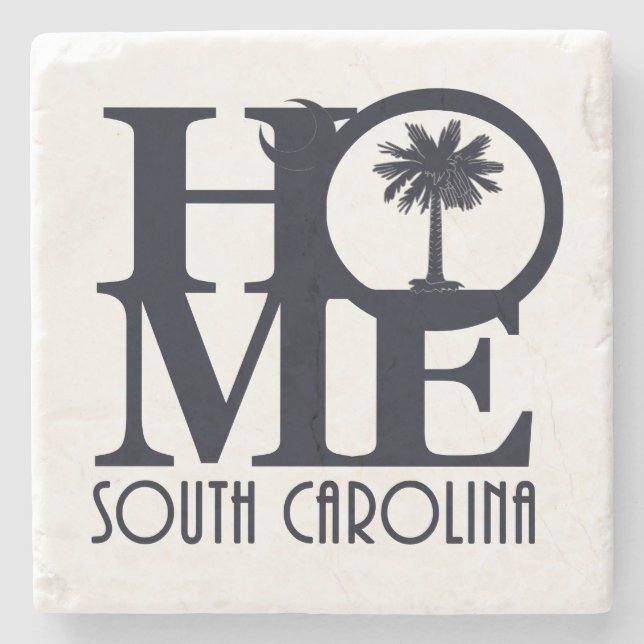 Posavasos De Piedra HOME South Carolina (Anverso)