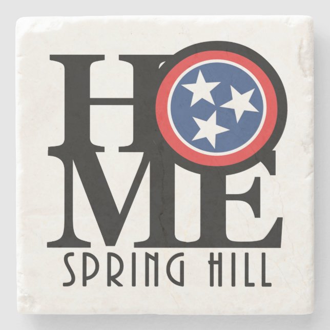 Posavasos De Piedra HOME Spring Hill Tennessee (Anverso)