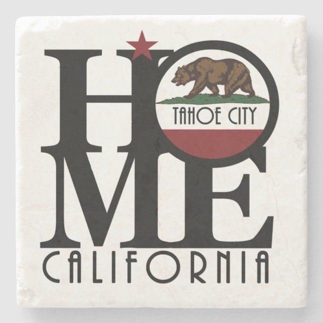 Posavasos De Piedra HOME Tahoe City California (Anverso)