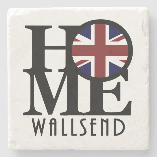 Posavasos De Piedra HOME Wallsend England (Anverso)
