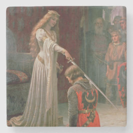 Posavasos De Piedra Homenaje (de Edmond Blair Leighton)
