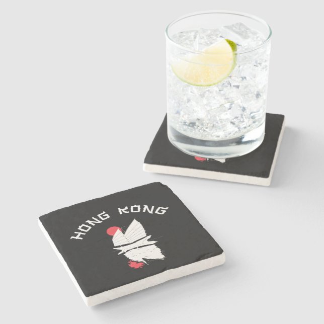Posavasos De Piedra Hong Kong  (Lateral)