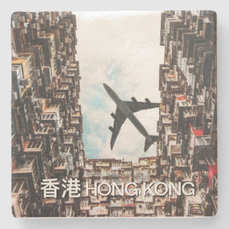 Posavasos De Piedra Hong Kong Airplane