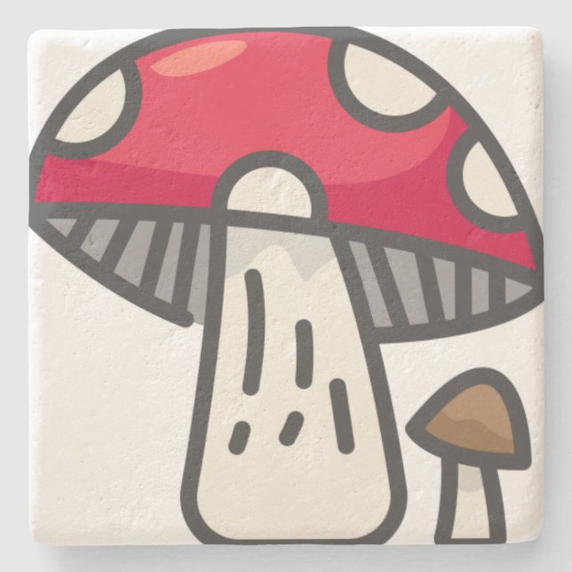 Posavasos De Piedra hongo (Anverso)