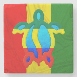 Posavasos De Piedra Honu jamaicano