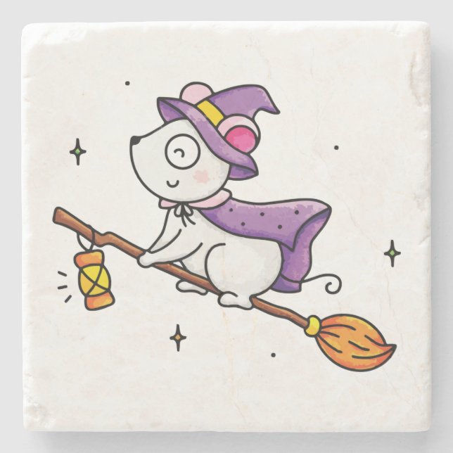 Posavasos De Piedra Hora bruja (Anverso)