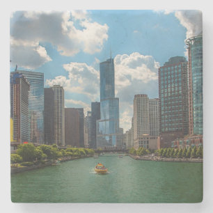 Posavasos De Piedra Horizonte Chicago