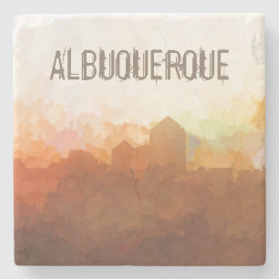 Posavasos De Piedra Horizonte de Albuquerque New México EN NUBES