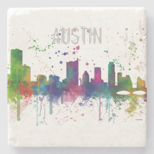 POSAVASOS DE PIEDRA HORIZONTE DE AUSTIN TEJAS