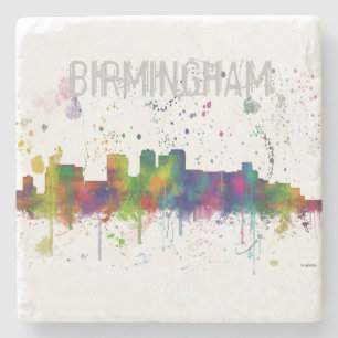 POSAVASOS DE PIEDRA HORIZONTE DE BIRMINGHAM ALABAMA