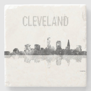 POSAVASOS DE PIEDRA HORIZONTE DE CLEVELAND, OHIO