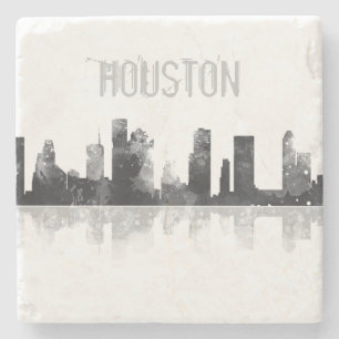 Posavasos De Piedra HORIZONTE de HOUSTON TEJAS - la piedra bebe el