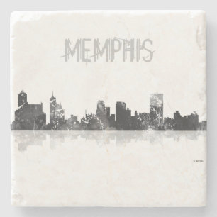 POSAVASOS DE PIEDRA HORIZONTE DE MEMPHIS, TENNESSEE