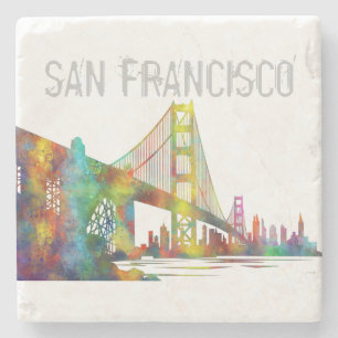 POSAVASOS DE PIEDRA HORIZONTE DE SAN FRANCISCO