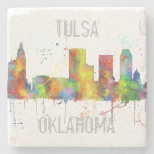 POSAVASOS DE PIEDRA HORIZONTE DE TULSA, OKLAHOMA