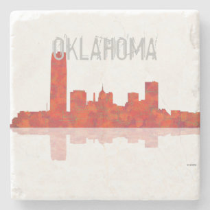 Posavasos De Piedra HORIZONTE del OKLAHOMA CITY - prácticos de costa