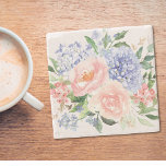 Posavasos De Piedra Hortensia Peonía Floral Primavera Azul Rosa Acuare<br><div class="desc">Eleva tu mesa con nuestro Posavasos de Piedra Floral Acuarela,  que muestra ilustraciones de hortensias azules,  peonías rosadas y rosas en tonos pastel. ¡Un toque de primavera para tu hogar!</div>