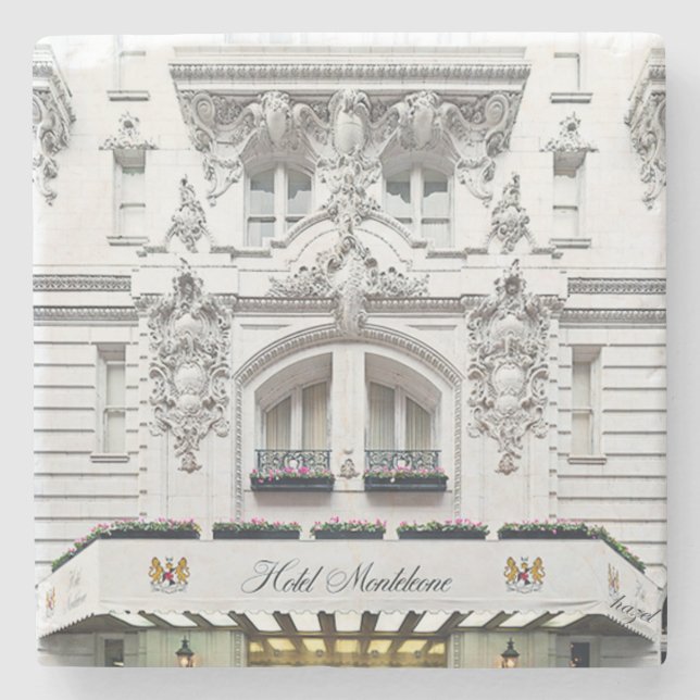 Posavasos De Piedra Hotel Montelone, Hotel Montelone Coaster, (Anverso)