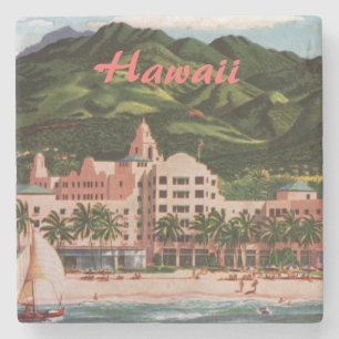 Posavasos De Piedra Hotel Royal Hawaiian Stone Coaster