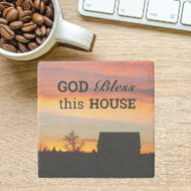 House Blessing Sunset Silhouette